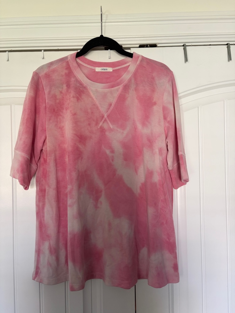 Cherish Pink Tie-Dye Short Sleeve Tee